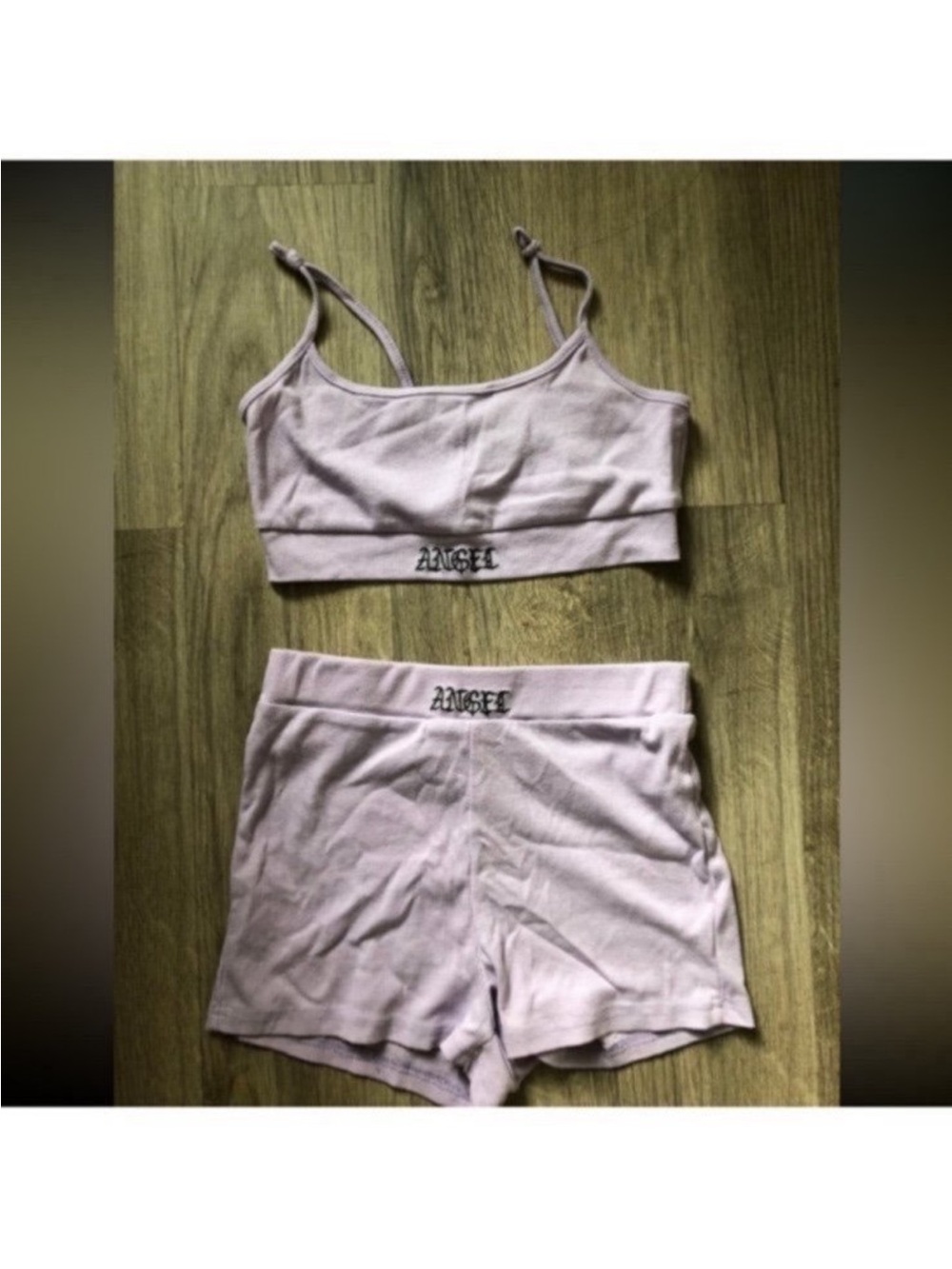 Women’s Crop Top and Biker Shorts Set